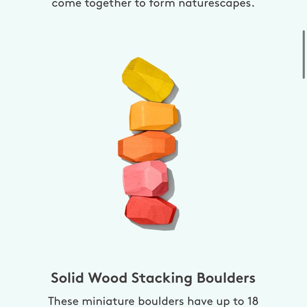 Lovevery Wooden Stacking Boulders